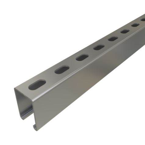 Unistrut P5500T 41x62 Slotted Pre-Galvanised Channel 6m