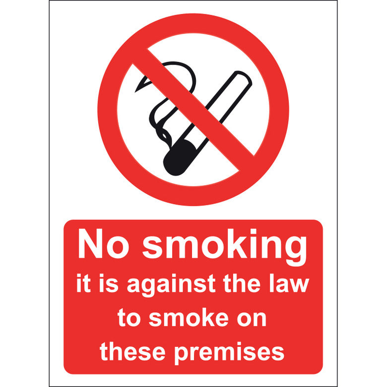 Hr Prof Prs27 No Smoking Its Against The Law To Smoke In This Pub Sign
