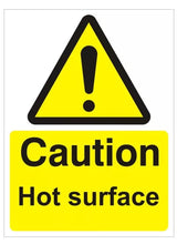 Rainbow WAG.33W Caution Hot Surface Sign