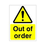 Rainbow WAG.51W Out of Order Sign 150x200