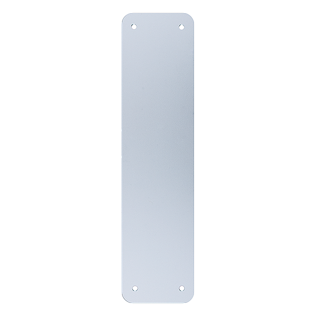 Hoppe AR224-RC Finger Plate Radius Corner Satin Anodised Aluminium