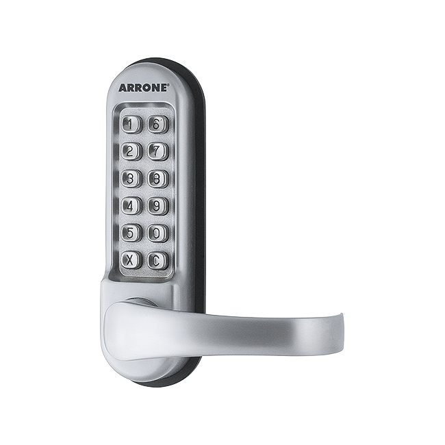 Hoppe Arrone AR515-PK Lever Operated Mechanical Push Button Lock