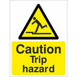 Rainbow Wag04W Caution Trip Hazard Sign