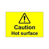 Rainbow Wag90 Caution Hot Surface Sign