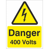 rainbow wae24w danger 400 volts sign
