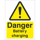 rainbow wag16w danger battery charging sign