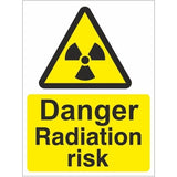 rainbow wag27w danger radiation risk sign