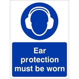 rainbow map15w protection must be worn sign