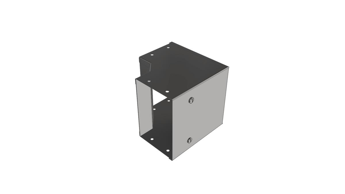 Atkore Flytec EGB86 200x150 Gusset Bend 90° Outside
