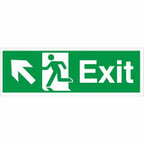 rainbow ex38 exit arrow up left sign