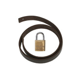 Firechief LHS2/PL Leather Strap LHS2 c/w Brass Padlock 20mm Keyed Alike