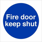 rainbow mad01g fire door keep shut sign