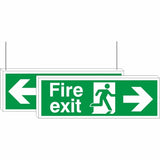 rainbow ddex39 double side exit arrow left right sign