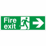 rainbow fe04 fire exit arrow right sign