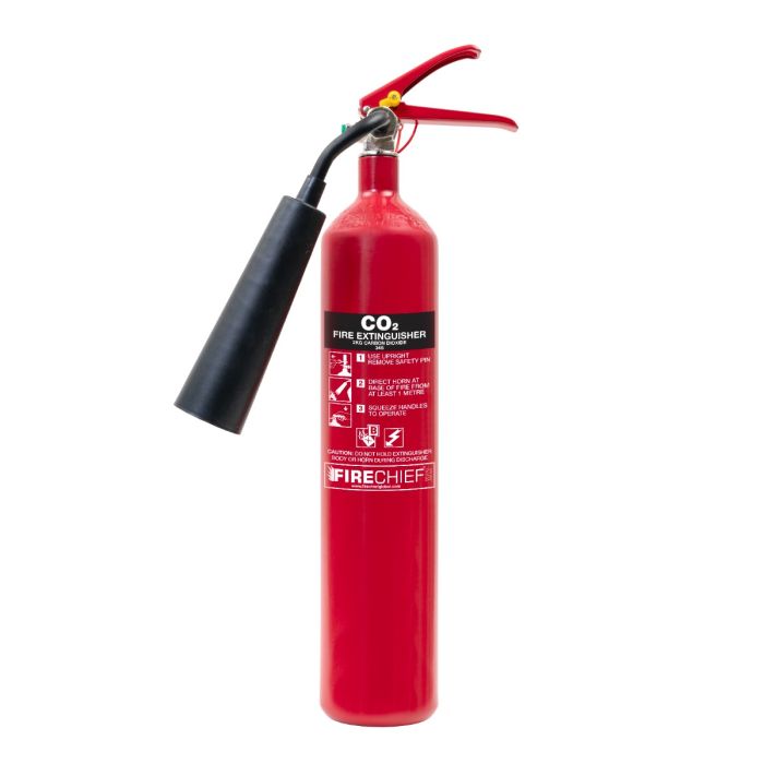 Firechief CXC2S CTX 2kg CO2 Extinguisher - Steel