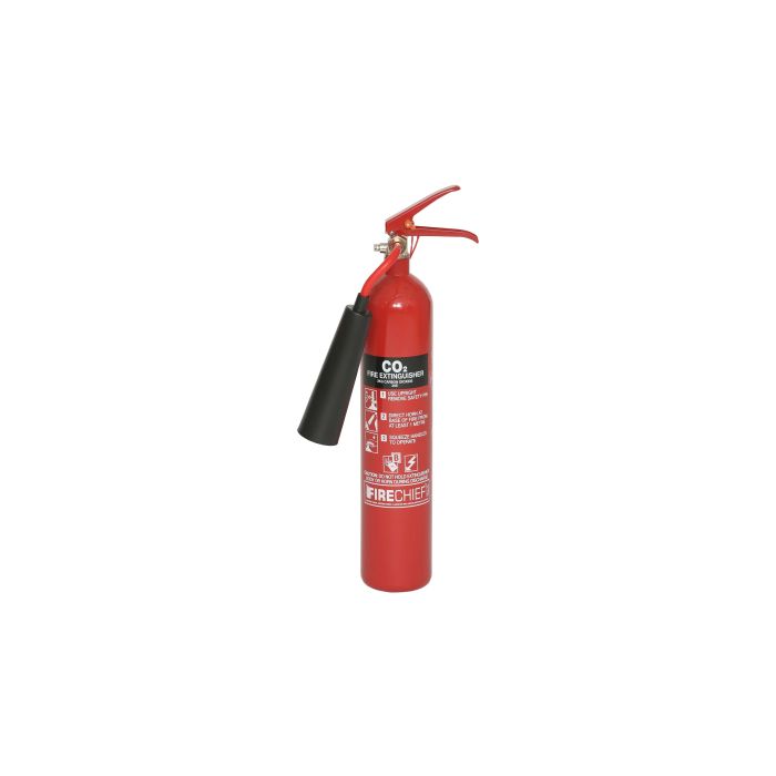 Firechief XTR 2kg CO2 Extinguisher - Steel