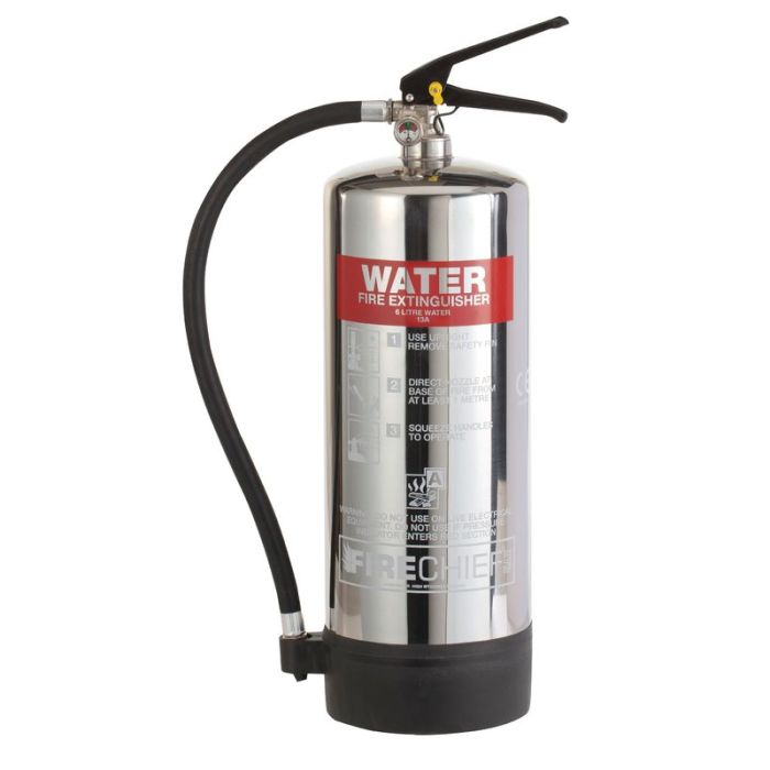 Firechief Elite 6l Water Stainless Steel Extinguisher