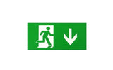 Firechief FEBL-D Exit Box Legend - Down Arrow