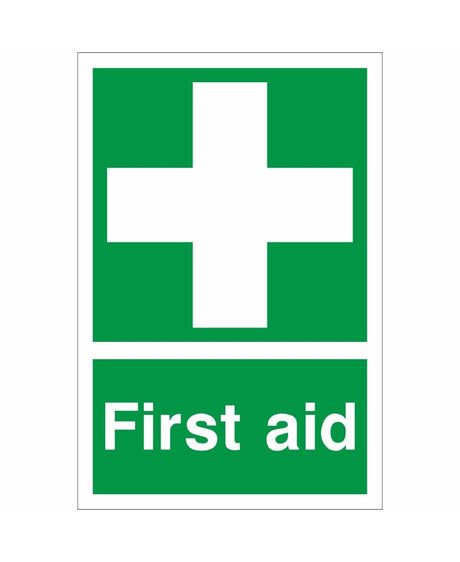 rainbow fa06f first aid sign