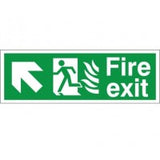 Rainbow HM.08 Hospital Compliant Fire Exit Arrow Up Left Sign