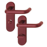 Hoppe K138/353K (AR600/25) Paris Handle Sets Bathroom 57mm Centers On Radius Plate