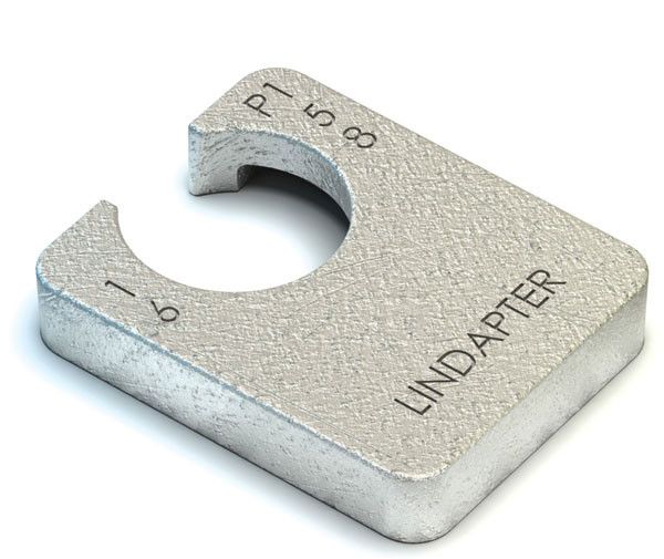 Lindapter P2L10HDG M10 Type P2 Long Packing Hot Dip Galvanised