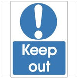 Rainbow MAA.05W Keep Out Sign