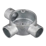 CSS BOX25ANG Conduit 25mm Galvanised Angle Box