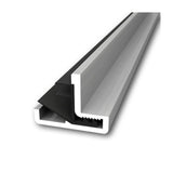 Norseal NORSOUND NOR510-2100 meeting stile seal 17.5x22mm 2100mm SATIN SILVER