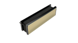 Norseal LET-BK Fire Rated Letterplate Black FRAME