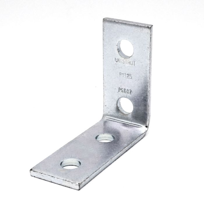 Unistrut P1325 90 Degree Angle Bracket 4 Hole (2x2) Hot Dip Galvanised