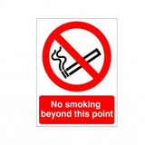 Rainbow PRS 07 No Smoking Beyond This Point Sign - 150mm x 200mm