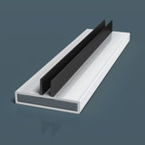 KuhnOdice Pyrostrip 500PSS Flexifin Smoke Seal Black Pack of 3