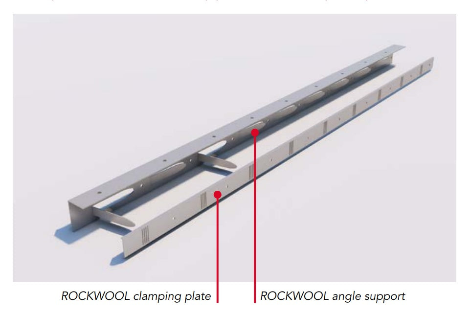 Rockwool Fire Barrier EN Angle Support 2mm x 1000mm Pack of 10