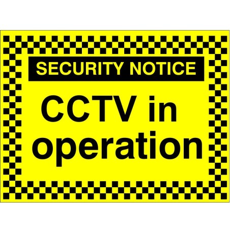 rainbow sn02c cctv in operation sign