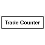 rainbow trade counter sign