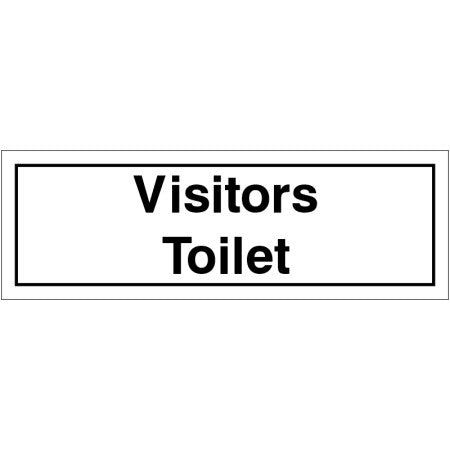 rainbow dor30e visitors toilet sign