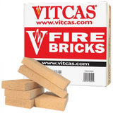 Vitcas Fire Bricks for Stoves and Fireplaces Pack of 6