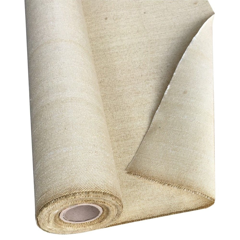 Vitcas Vermiculite Coated Fibreglass Cloth 1000C 50m Roll