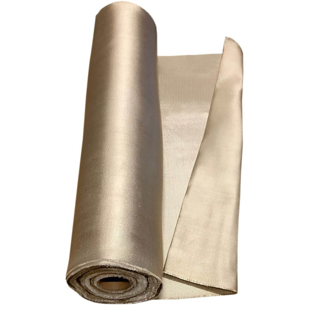 Vitcas Caramelised Heat Treated Fibreglass Cloth with Wire 50m