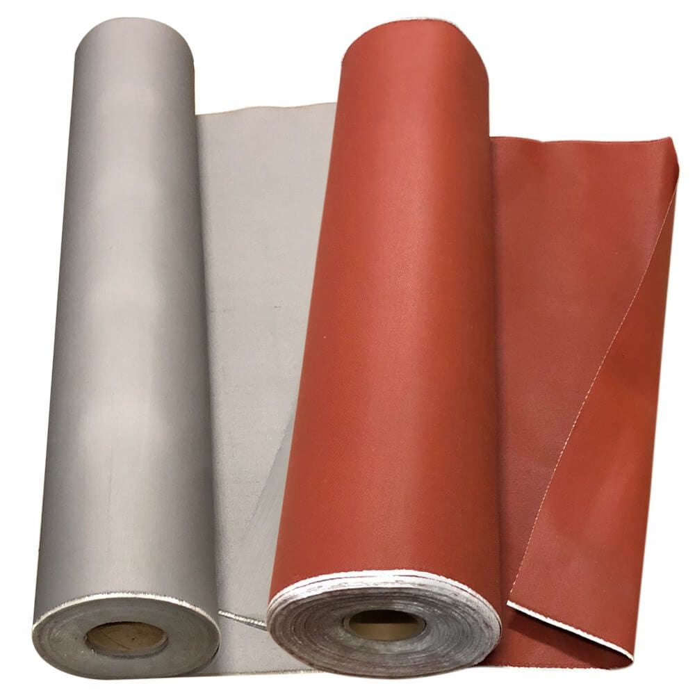Vitcas Silicone Coated Glass Fibre Cloth Grey 50m Roll
