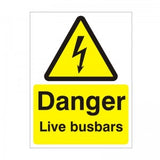 rainbow wae22w danger live busbars sign