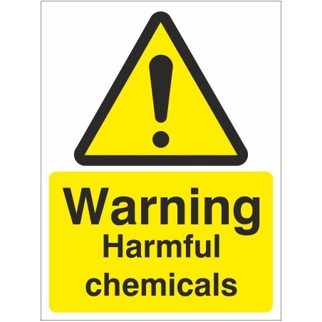 rainbow wag104w warning harmful chemicals sign