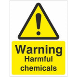rainbow wag104w warning harmful chemicals sign