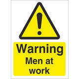 rainbow wac05d warning men at work sign